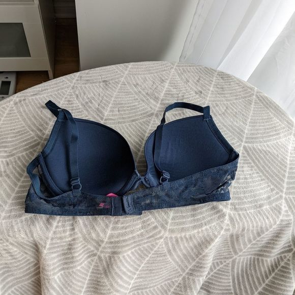 LA SENZA Remix navy padded bra 36C B002 - Picture 6 of 7